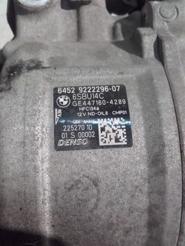фото thumb №5, Bmw 1 f20 компресор кондиціонера 9222296 1.6 tb