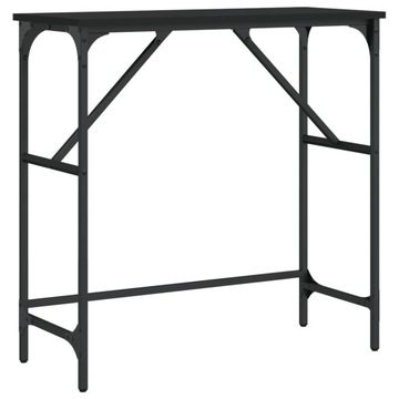 STOLIK KONSOLOWY CZARNY 75X32X75CM