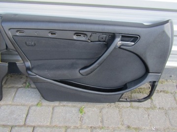 фото thumb №11, 4 mercedes w202 97-00 рестайлинг боковина обивка дверь 4szt чёрный цвет