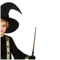 strój CZARODZIEJA magika BAL czarny mag HALLOWEEN karnawał 10-12 lat