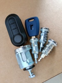 4 вкладыши замки дверь замок зажигания fiat ducato 2006- Доставка, фото thumb