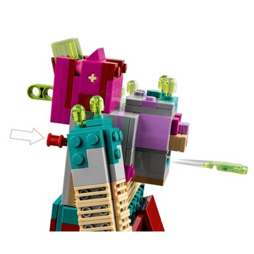 LEGO Minecraft Bricks Решающая битва с Разрушителем Minecraft Legends