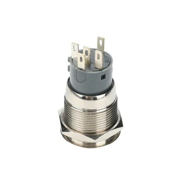 PRZYCISK BISTABILNY DWUKOLOROWY 250V 5A 19x38MM CZERWONY ZIELONY