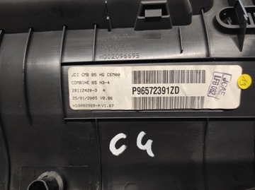 фото thumb №6, Citroen c4 1 i 04- спидометр приборы p96572391zd