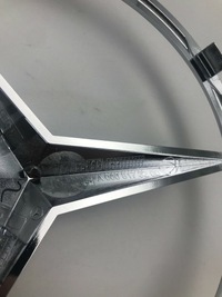 фото thumb №4, Зірка емблема логотип хром na решітка радіатора mercedes c-klasa w205 рестайлінг w206 w213