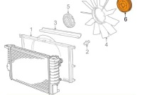 Bmw 7 e38 5.4i 243kw шків насоса води 11511741426 нове оригінальні Київ, фото thumb