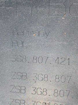 фото thumb №8, Vw arteon бампер задній зад r line білий pdc 3g8807421