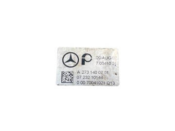 фото thumb №12, Mercedes cl500 w219 5.5 v8 колектор всмоктуючий a2731400701