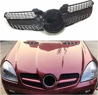 фото thumb №6, Решётка радиатора решётка радиатора mercedes slk r171 slk200 300 350 slk55 2008-2010 впуск , решётка