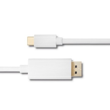 Qoltec Альтернативный режим USB 3.1 тип C штекер - Displayport штекер 5K, 1м