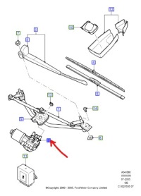 фото thumb №1, Двигун двірник перед ford mondeo mk3 2001-2007