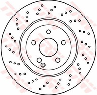 фото thumb №3, Тормозные диски тормозные колодки перед trw lexus is ii 220d 177km