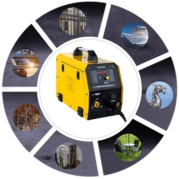 Сварщик инвертора Migomat Magnum 210L Synergia 4x4 MMA TIG 200A 230V 4T