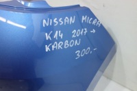 фото thumb №10, Бампер задняя nissan micra k14 17 карбон цвет rqg