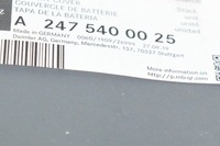 фото thumb №8, Mercedes-benz a w177 верхній кришка акумулятор nowa оригінальна a2475400025