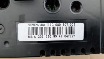 фото thumb №8, C-klasa w203 clc sportcoupe спідометр  110 tys. km