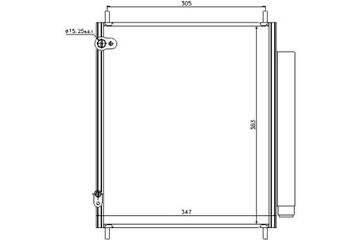 фото thumb №1, Nissens конденсатор кондиціонера citroen c-zero c-ze