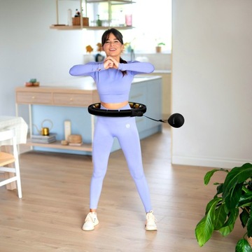 Магнитный массажер для похудения Hula Hop с грузом + счетчиком