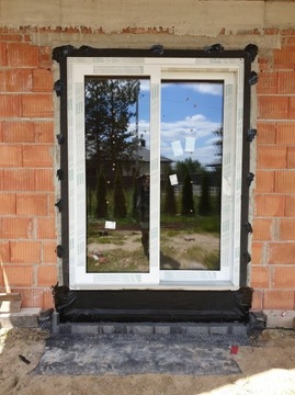 Лента EPDM Полностью клейкая оконная мембрана из фольги 60 см/20 м.