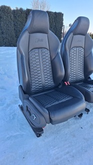 фото thumb №11, Сидіння recaro audi rs4 b9 s4 a4 rs5 8w s5 a5 sportback шкіра масаж ковші