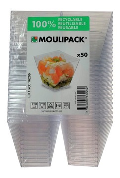 Контейнеры для десертов, закусок, 120 мл, 50 шт.
