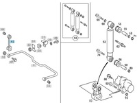 фото thumb №1, Оригінальний з'єднувач стабілізатора задній mercedes sprinter w901-w903