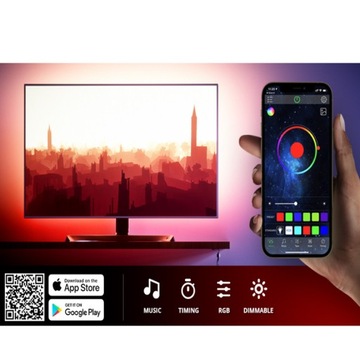 RGB 5050 СВЕТОДИОДНЫЕ ЛАМПЫ ТВ USB ЛАМПА 4M