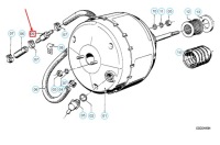 фото thumb №6, Bmw 6 e24 клапан обратный системы усилителя тормозов 34331151533 оригинальный