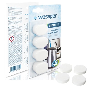 Универсальные таблетки для удаления накипи Wessper CleanTab WES029