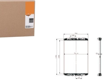 фото thumb №1, Радіаторів двигуна nrf 1617340 1617341 dfa2004 df20