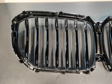 фото thumb №6, Решётка радиатора решётка bmw x5 g05 7454887 оригинал - новое - без гидроусилителя повреждений