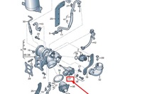 фото thumb №10, Привод клапана сбросной audi a1 8x новый оригинальный 06k145725t