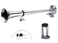 фото thumb №10, Клаксон сигнал пневматична 150db сигнал клаксон хром компресор 12v