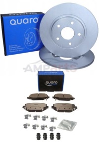 Купить Volkswagen routan 2012-2014 2x тормозные диски + тормозные колодки тормозные задний +пластины, фото thumb