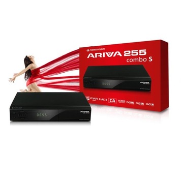 ТЮНЕР-ДЕКОДЕР FERGUSON ARIVA 255 COMBO S ЧЕРНЫЙ ЭФИРНОЕ ТВ SAT DVB-T2 DVB-S