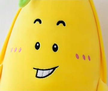 MASCOT Banana 80см большая подушка с фруктами PLUSH