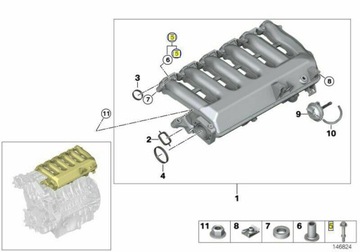BMW 7 E65/E66/E67 винт клапанной крышки