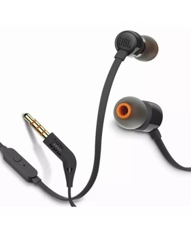 ПРОВОДНЫЕ НАУШНИКИ-ВКЛАДЫШИ JBL TUNE 110 С МИКРОФОНОМ
