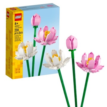 Zestaw LEGO Icons - Kwiaty Lotosu - 40647