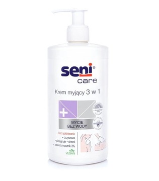 SENI CARE Очищающий крем 3в1 3% мочевина 500мл