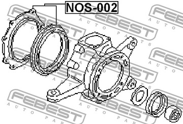 фото thumb №12, Ущільнювач поворотна опора nissan patrol gr y60 1988-1998