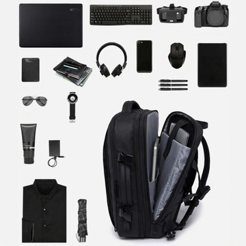 Рюкзак Bange BackPack, деловой рюкзак, расширяемый, вместимость сумки