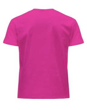 Koszulka Męska Różowa 100% bawełna 150g T-shirt męski XXL 2XL