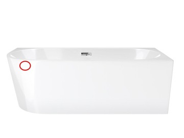 Ванна угловая акриловая правая 160см Corsan OUTLET -29%