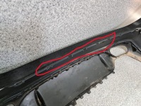 Mercedes e-klasa w213 amg рестайлінг  sedan бампер задній задній a2138850001 в Україні, фото thumb