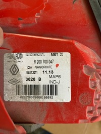 фото thumb №2, Лампа задняя renault thalia ii