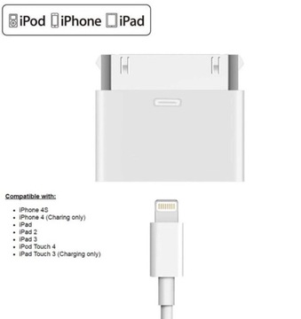 АДАПТЕР ДЛЯ ПРОДУКЦИИ APPLE 8PIN FEMALE - 30PIN