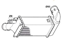 30835 nrf радиатор интеркулер citroen c5 00- Недорого, фото thumb
