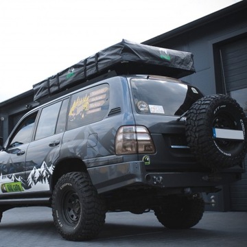 Палатка на крышу Wild Camp Hudson 220 серая - автомобильная палатка