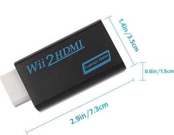 АДАПТЕР-ПРЕОБРАЗОВАТЕЛЬ АДАПТЕР NINTENDO WII на HDMI TV FULL HD NTSC PAL2024
